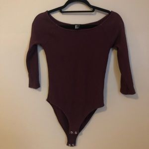 Forever 21 Ribbed Bodysuit